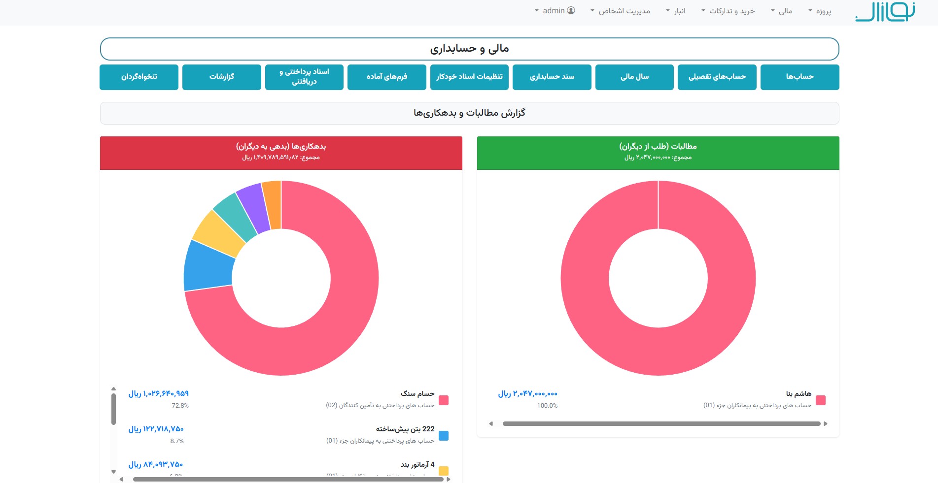 اسکرین‌شات 1 نرم‌افزار نوسازان