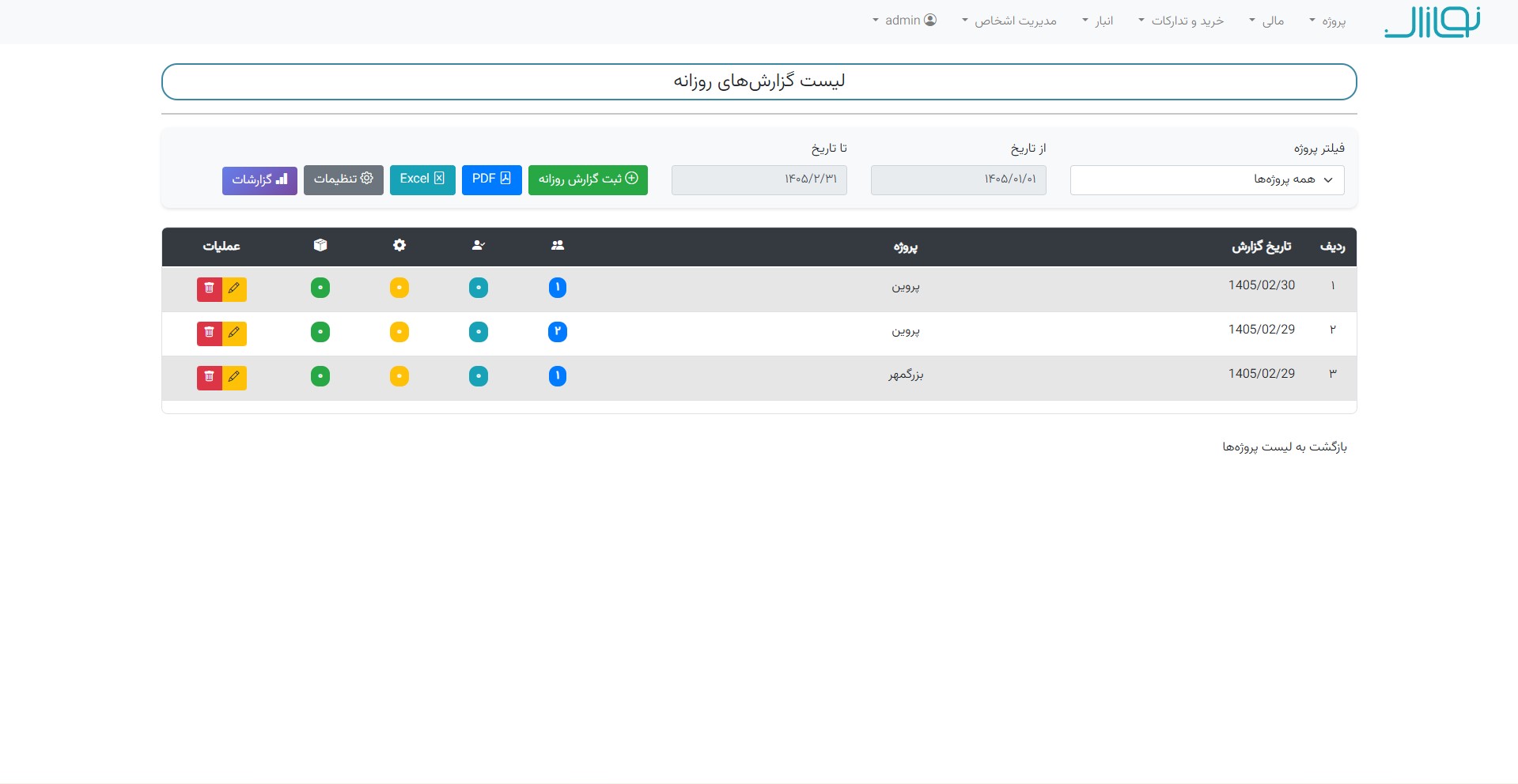 اسکرین‌شات 2 نرم‌افزار نوسازان